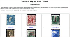 Desktop Screenshot of italianstamps.co.uk